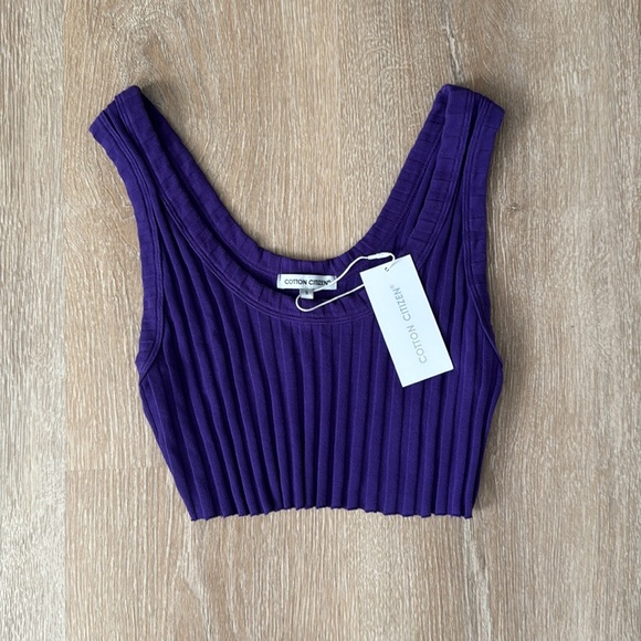 Cotton Citizen Tops - Cotton Citizen Capri Crop Tank